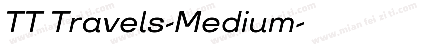 TT Travels-Medium字体转换
